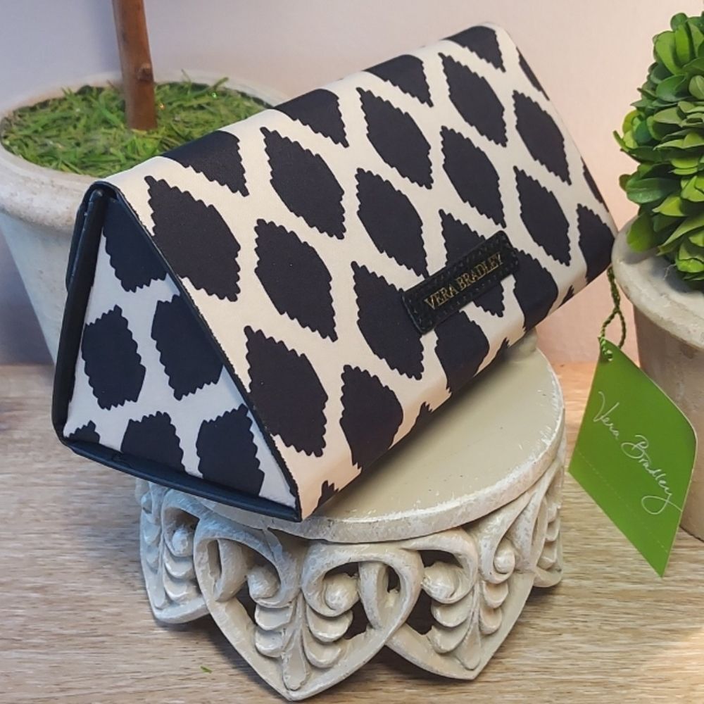 Vera Bradley Foldable Sunglass Case ~ Ikat Spots~ NWT